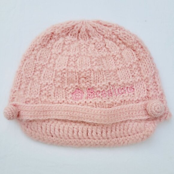 Sessions Women's Pink Wool Blend Beanie Cap - Picture 1 of 4